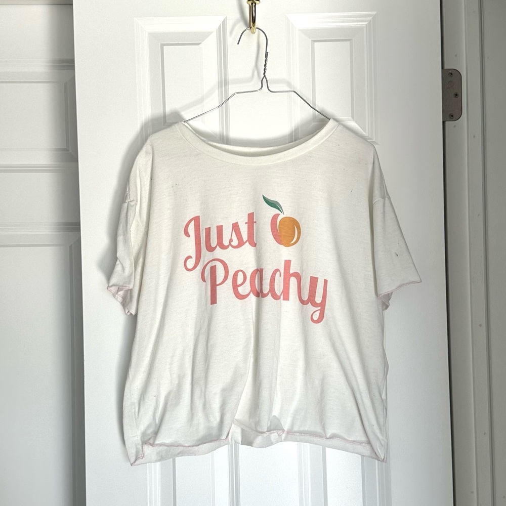 Just Peachy Large Tee